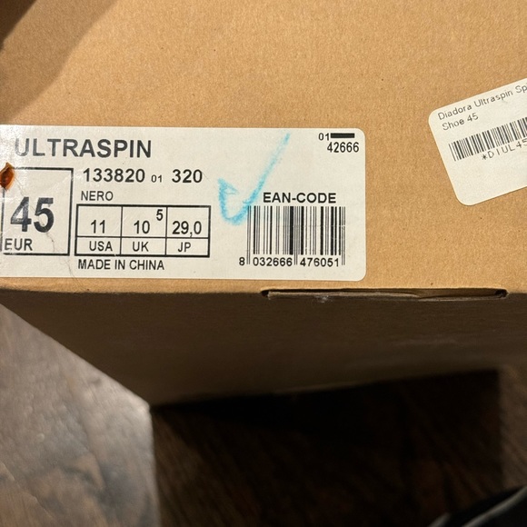 NIB Diadora Ultraspin  Bike Cycling Shoes Pedals Cleats Size EU 45/US 11 - Picture 5 of 5